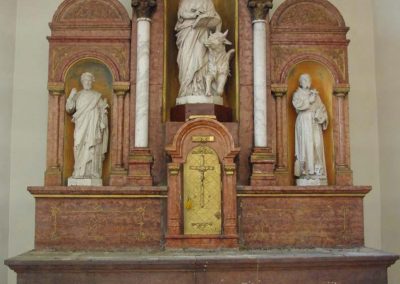 Rezi Római Katolikus Plébániatemplom főoltár restaurálása