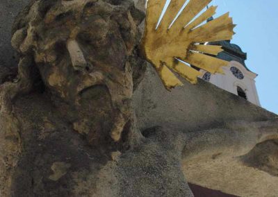 Mosonmagyaróvár Szobordíszes kőkereszt, korlátsor restaurálási munkái